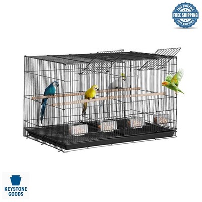 30-Inch Stackable Divider Bird Cage for Parakeets & Small Birds | eBay