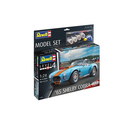Model Set '65 Shelby Cobra 427, Revell Modellbausatz mit Basiszubehör