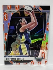 Stephanie Soares 2024 Panini Prizm WNBA #47 WNBA Logo Prizms Dallas Wings