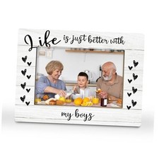 Boy Mom Gifts Picture Frame, Funny Mom Gifts, Gifts for Mom, Boy Mama My Boys
