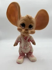 Huron Products Topo Gigio Coca-Cola Promo Italian Mouse Coin Bank Baseball Ears