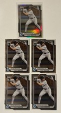 2024 Bowman Draft Casey Saucke 1st Chrome Refractor & Base Lot x5 White Sox