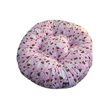 Dog Bed Bessie And Barney Pink Cupcake Cherry Luxury Quality Made In USA Soft