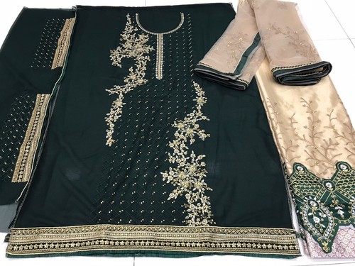 Salwar Kameez Party Kleidung Designer Indien Pakistan Anzug Hochzeit Bollywood - Bild 3 von 4