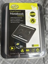 Gear Head Dual-Cool II NOTEBOOK COOLING PAD , Fits Up To 17 Notebooks Laptop