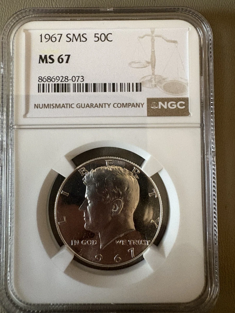 Uncirculated NGC 1967 Kennedy US Half Dollars (1964-Now) for sale
