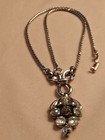Alfred Philippe TRIFARI Pat Pend Vintage Rhinestone Grape Waterfall Necklace 15" — photo 2