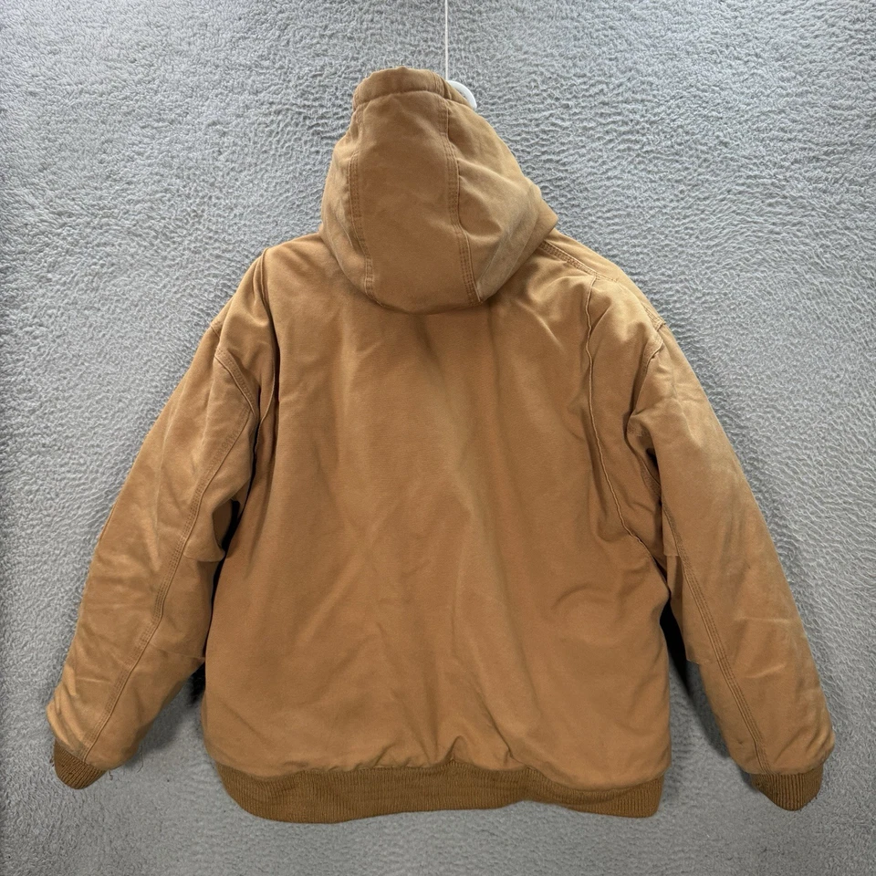 Old Mill Jacket Adult Medium Brown Duck Canvas Workwear Chore Coat Barn Grunge - Image 2 of 4