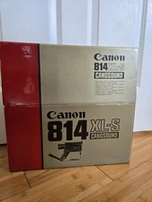 canon 814 xls super 8 video camera vtg box accessories as is parts repair read