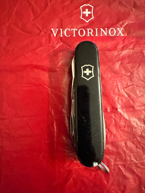 Vintage Victorinox Swiss Army Knife - 1985 black Climber