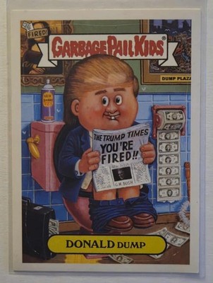 2004 Garbage Pail Kids Donald Dump 7a Trump #19 GPK 