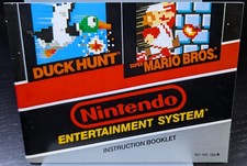 Super Mario Bros Duck Hunt  Nintendo NES  Manual Only  NES-MH-USA  Authentic