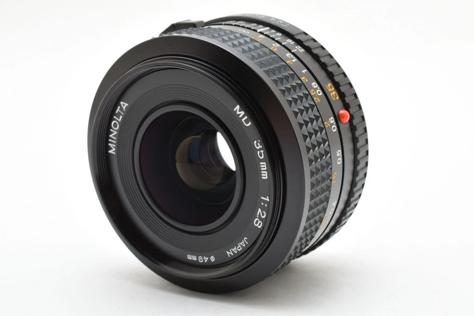 *Como Nuevo* MINOLTA Nuevo Lente MF Gran Angular MD 35mm f/2.8 de JAPÓN #4520 Foto 2 de 4