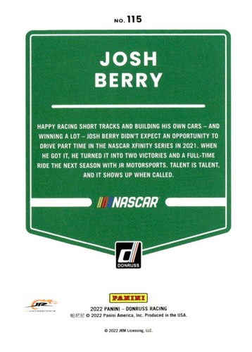 2022 Panini Donruss Racing base cards - PYC - Pick from list - Picture 171 of 313