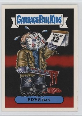 2018 Garbage Pail Kids Oh the Horror-ible '80s Horror Sticker Frye Day #7b 1dm7