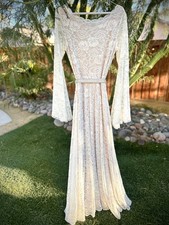 Bohemian style wedding dress M/L