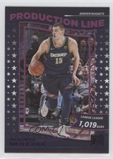2022-23 Panini Donruss Production Line Purple Press Proof Nikola Jokic #5 0qr0