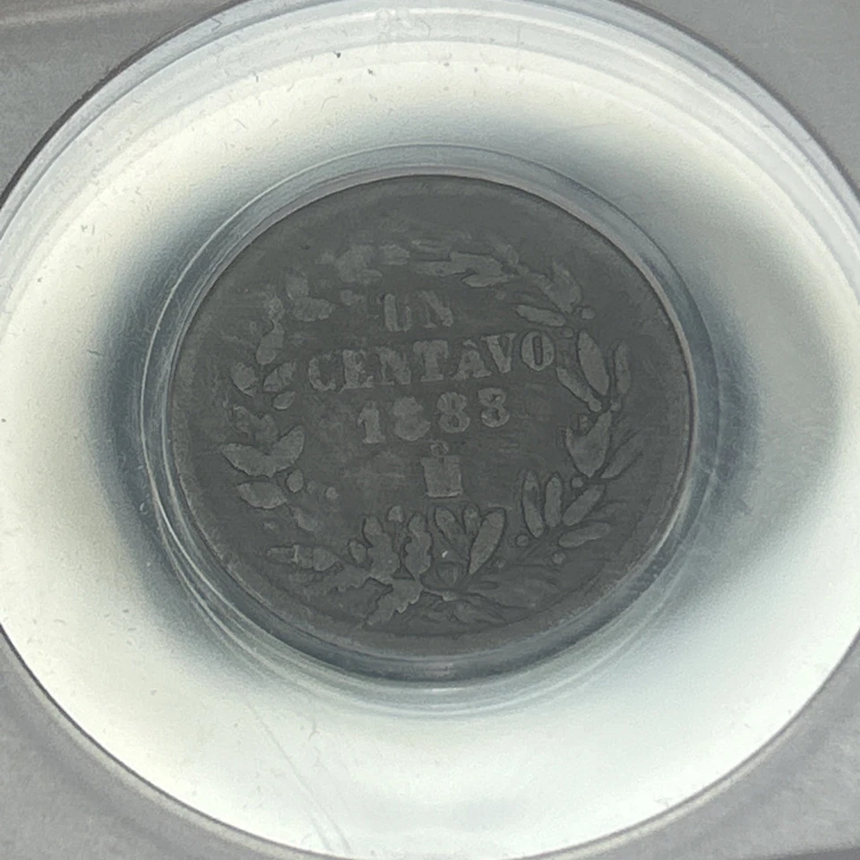 SASA 1888/7 México Centavo Anacs Vg8 Foto 3 de 4