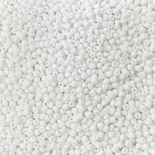 Frosted White Color 3mm Seed Beads About 3600pcs/100Grams in Bag, 8/0 Glass Craf