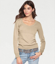 Best Connections Pullover beige Größe 36