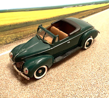 Auto Buff Handbuilt Kit 1940 Ford Convertible Top Down Dark Green Boxed Auto Buff Handbuilt Kit 1940 Ford Convertible Top Down Dark Green Boxed