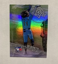 Bo Bichette 2022 Topps Series 1 2021's Greatest Hits Insert Card #21GH-2