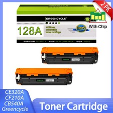 2 PACK - CE320A 128A Toner Cartridge for HP LaserJet Pro CM1415FNW CP1525NW