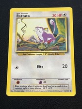 rattata pokemon card price Alolan 81/147 Common Colorless Colorless Bite (20) Weakness Fighting 2 Resistance Psychic Original Pokemon Rattata 1999 Wizards