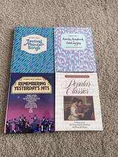 A Reader's Digest Song Book Songbook Lot of 4 Sheet Music Family Classics Piano