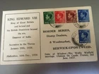 GB STAMPS RARE FIRST DAY COVER 1936 KING EDWARD VIII ABDICATION BERWICK