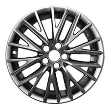 18x8.5 Painted Medium Smoked Hypersilver Wheel Fits 2014-2015 Lexus Is250 Sedan