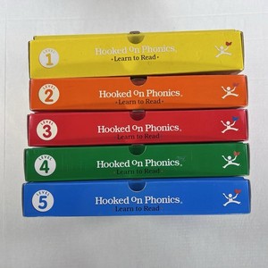 Hooked on Phonics Set Levels 1-5 Learn to Read Incomplete