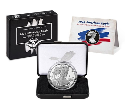 #ad 2026 W Silver Eagle Proof 250th Anniversary Liberty Bell Privy 1776–2026 PRESALE $359.99