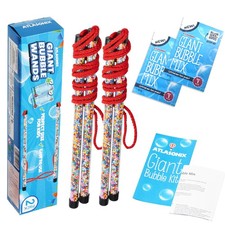 Big Bubble Wand, Giant Wands for Kids Huge Maker Large, Red