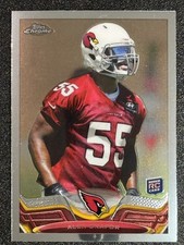 2013 Topps Chrome #211 Alex Okafor Rookie Card RC Arizona Cardinals. rookie card picture