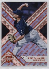2018 Panini Elite Extra Edition Aspirations Orange 6/100 Reid Schaller #110 0t2