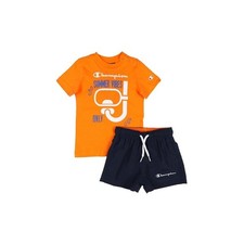 Tracksuits Universal Boy Champion 306049OS017 Orange-Navy blue