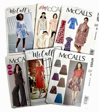 McCalls Sewing Patterns New Uncut Dressmaking Patterns Larger Size Range