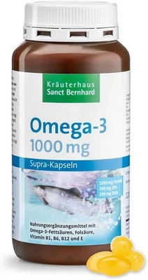 Sanct Bernhard Omega-3 Supra 1000 mg - 120 Kapseln (100 EUR/kg) - Bild 1 von 3