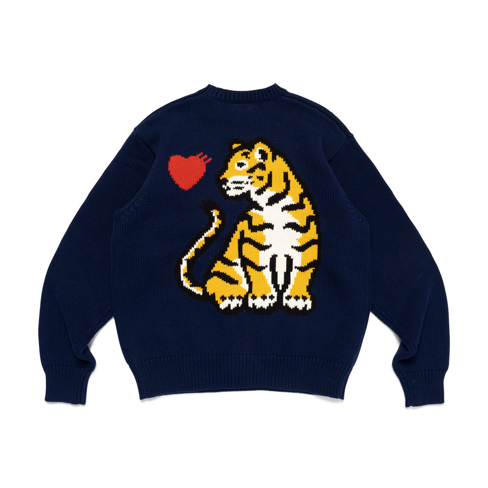 HUMAN MADE Graphic Sweater Navy HM30CS036 | eBay