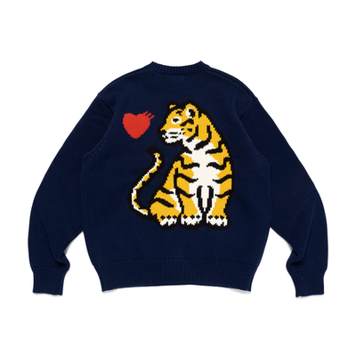HUMAN MADE Graphic Sweater Navy HM30CS036 | eBay