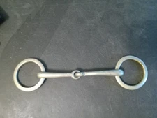 loose ring snaffle bit 5 in nickel  