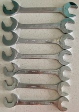 Cornwell Tools USA 7 Piece Wrench Set 4 Way Angle 1 1/8 thru 1 1/2 Used