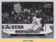 2024-25 Upper Deck Series 2 UD Canvas Black & White Vince Dunn #C122 READ o1h