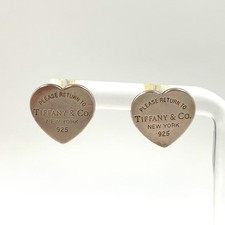 TIFFANY  Co. return to Tiffany heart tag Stud earrings Silver SV925