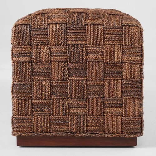 Cyan Design 11678 Milos 19 inch Brown Ottoman - Picture 3 of 3