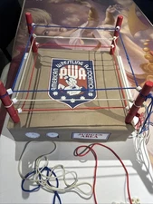AWA All Star Wrestling Remco Ring 1985 Vintage American Association Toy + Ropes
