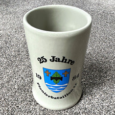 Beck's Bierkrug Keramik 0,5 l, 25 Jahre Pionierbataillon 1984