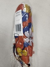 Vera Bradley Essential Mini Umbrella Balsam Garden NEW Floral Orange Retro