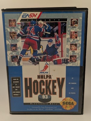 NHLPA Hockey '93 - Sega Genesis, Complete In Box CIB, Authentic OEM, 1 Day Ship